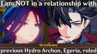 WRIOTHESLEY & "The Secret" of Fontaine Past Story Cutscene Genshin Impact | Clorinde Wriothesley