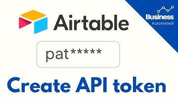 Create and use a Personal Access Token PAT in Airtable
