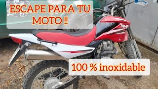Escape de INOXIDABLE para tu MOTO by Leo Besson  717 views 4 days ago 12 minutes, 54 seconds
