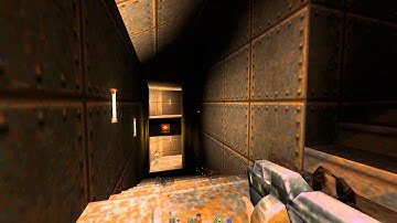 Quake 2 - Unit 1.3 Comm Center & Secret Level - Uncommented Widescreen 60fps