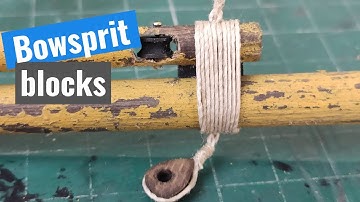 Model Ship Santisima Trinidad - Part 68 - Bowsprit blocks
