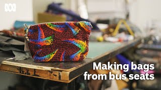 The upcycled bags worth sitting on | ABC Arts