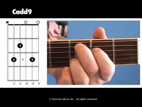 Open Cadd9 (guitar chord: lesson) - YouTube