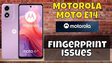 Motorola Moto E14 Fingerprint Sensor Not Working issue || How to solve the fingerprint issues