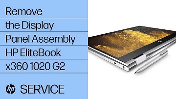 Remove the Display Panel Assembly | HP EliteBook x360 1020 G2 | HP