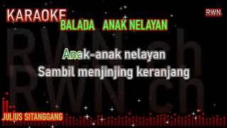 Karaoke  keyboard Balada anak nelayan by Julius Sitanggang.