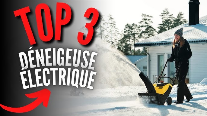 TOP 4 : Meilleure Fraise à Neige Électrique 2021 