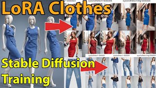 LoRA Clothes and multiple subjects training for Stable diffusion in Kohya ss | Fashion clothes screenshot 2