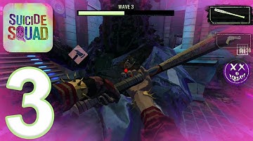 Suicide Squad: Special Ops - Gameplay Walkthrough Part 3 - Harley Quinn & Waves 1-12 (iOS, Android)