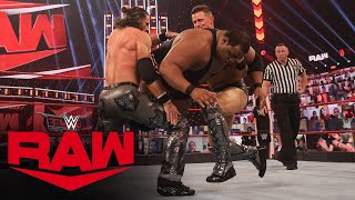 Keith Lee vs. The Miz \& John Morrison – Handicap Match: Raw, Dec. 14, 2020