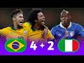 البرازيل إيطاليا جنون نيمار في قارات 2013 ليلة ترويض الطليان برباعية تاريخية لا ت نسى