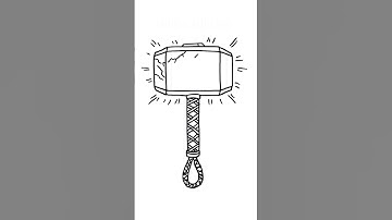 Mjölnir Drawing | Drawing Mjölnir (Thor