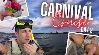 10/11/23 Carnival Liberty SNORKLEING in Bahamas, Dinner, Shopping, on Board Show