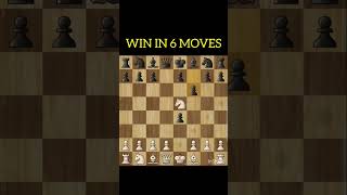 Chess win in just 6 moves#chess#chesscheckmate#gauthamchess#viral#trending
