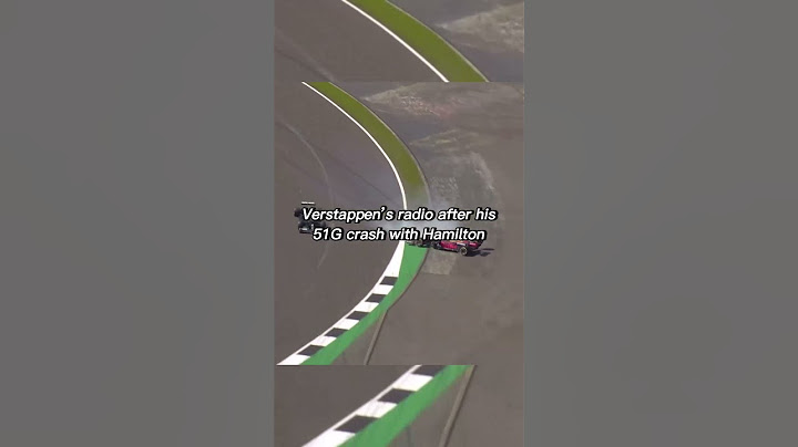 Max Verstappen's 51G Crash at Silverstone radiio conversation