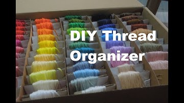 DIY Embroidery Thread Organizer