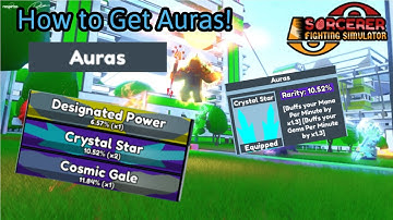 How to get an Aura in Sorcerer Fighting Simulator | Roblox