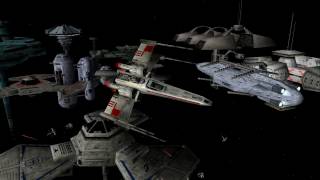 Star Wars X-Wing Alliance - Defend Shipyard (Cinematographic style)