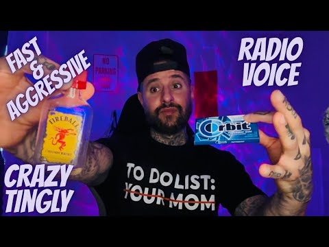 Radio Voice ASMR With Hand Sounds & Tapping | Fast & Aggressive ASMR