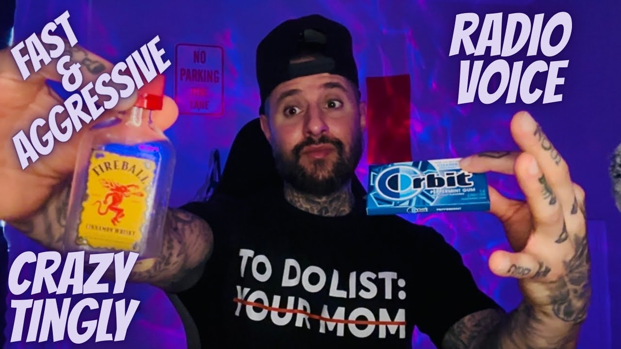 Radio Voice ASMR With Hand Sounds & Tapping | Fast & Aggressive ASMR