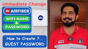 How to Change Jio AirFiber WiFi Name & Password || Create Guest Password || Jio Home App