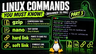 Linux Commands Every Hacker Should Know! 🐧 | Beginner to Pro #3