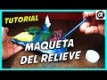 CÓMO HACER MAQUETA DEL RELIEVE Y ECOSISTEMAS | Proyecto escolar en porcelana fría | Plastilina