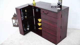 Bar Cabinet - Abril Bar Cabinet online ABRIL BAR CABINET - Abril Bar Cabinet is a modish addition to your home which makes 