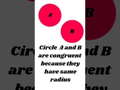 Video: Is alle sirkels kongruent?