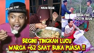 Momen Lucu Saat Buka Puasa - Ketika Lapar Membuat Salah Fokus Untuk Berbuka