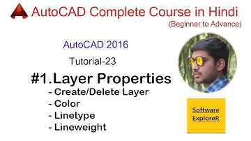 #23 AutoCAD 2D | AutoCAD Layer Command Tutorial | Layer Properties Manager by Software Explorer