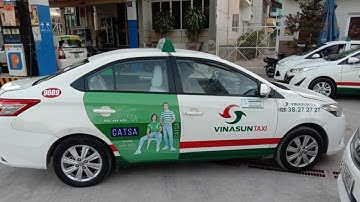 Unique | Taxi Media | Thời trang Catsa quảng cáo full 4 cánh taxi VinaSun tại Hồ Chí Minh