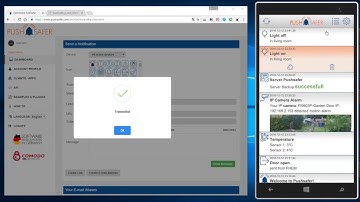 Pushsafer.com - Look & Feel - Windows 10 Device
