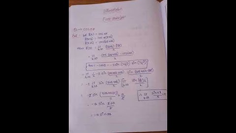 #maths #differentiation #first principles