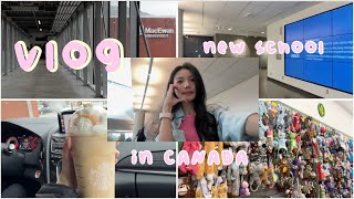 Du học Canada | mua đồ dùng học tập , ngày đầu tiên đến trường