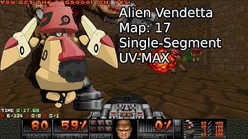 Alien Vendetta Map 17 "Nukefall" UV MAX [DOOM II]