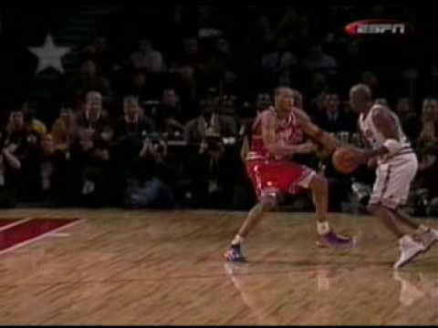 Michael Jordan Fade Away in 2003 All Star Game [no...