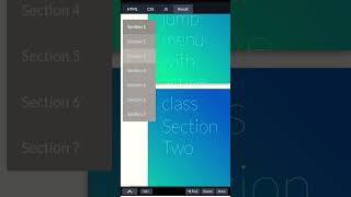 scroll to repective section though cas and js #shorts #youtubeshorts #viral