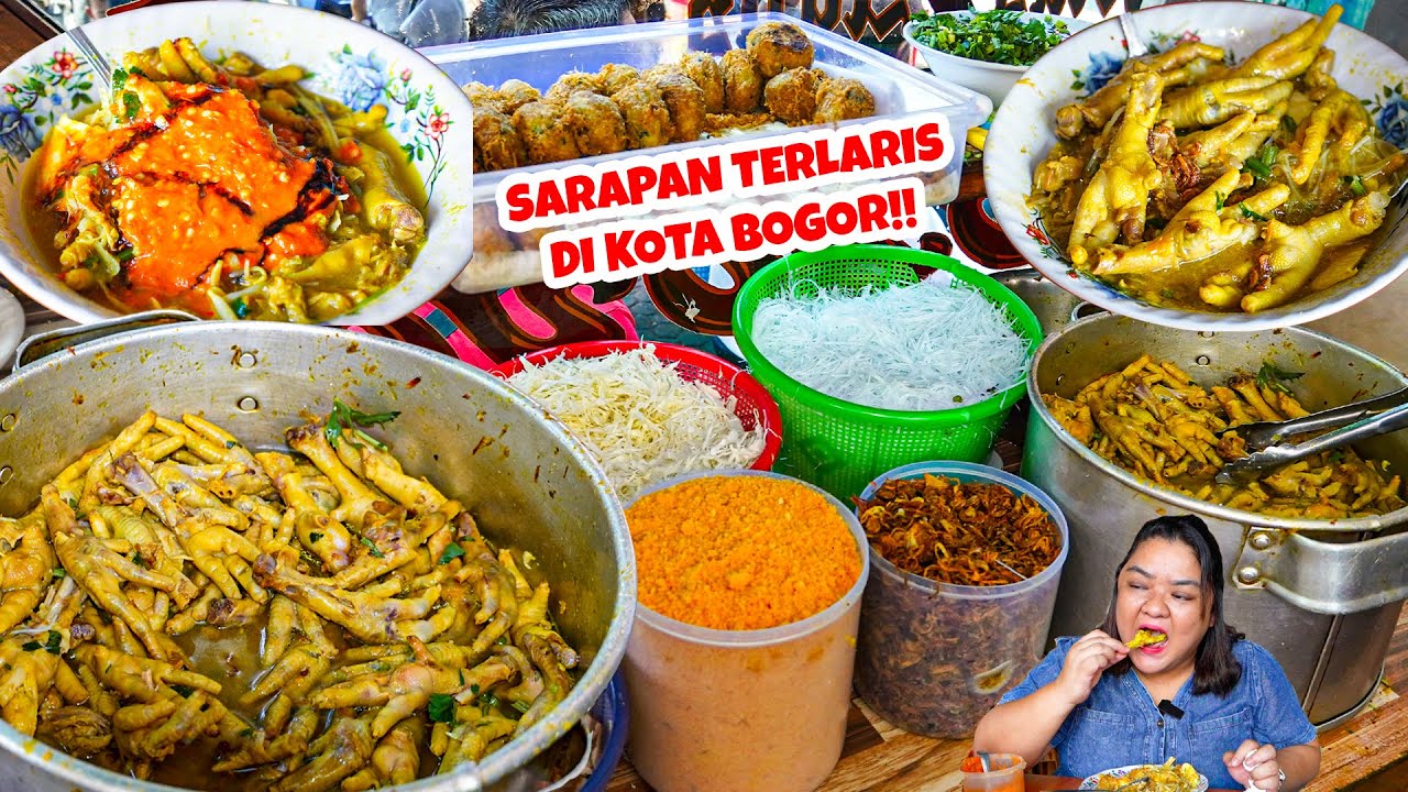 AJIB!! JUALAN SARAPAN SOTO CEKER CUMA PAGI DOANK DI BOGOR TAPI LANGSUNG LUDES!!