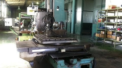 Table type boring machine TOS WNH 9 (sold)