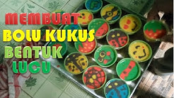 Cara Membuat Bolu Kukus Bentuknya Karakter Kartun - Durasi: 7.11. 