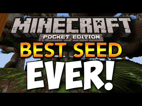BEST SEED EVER?!?! - Minecraft Pocket Edition