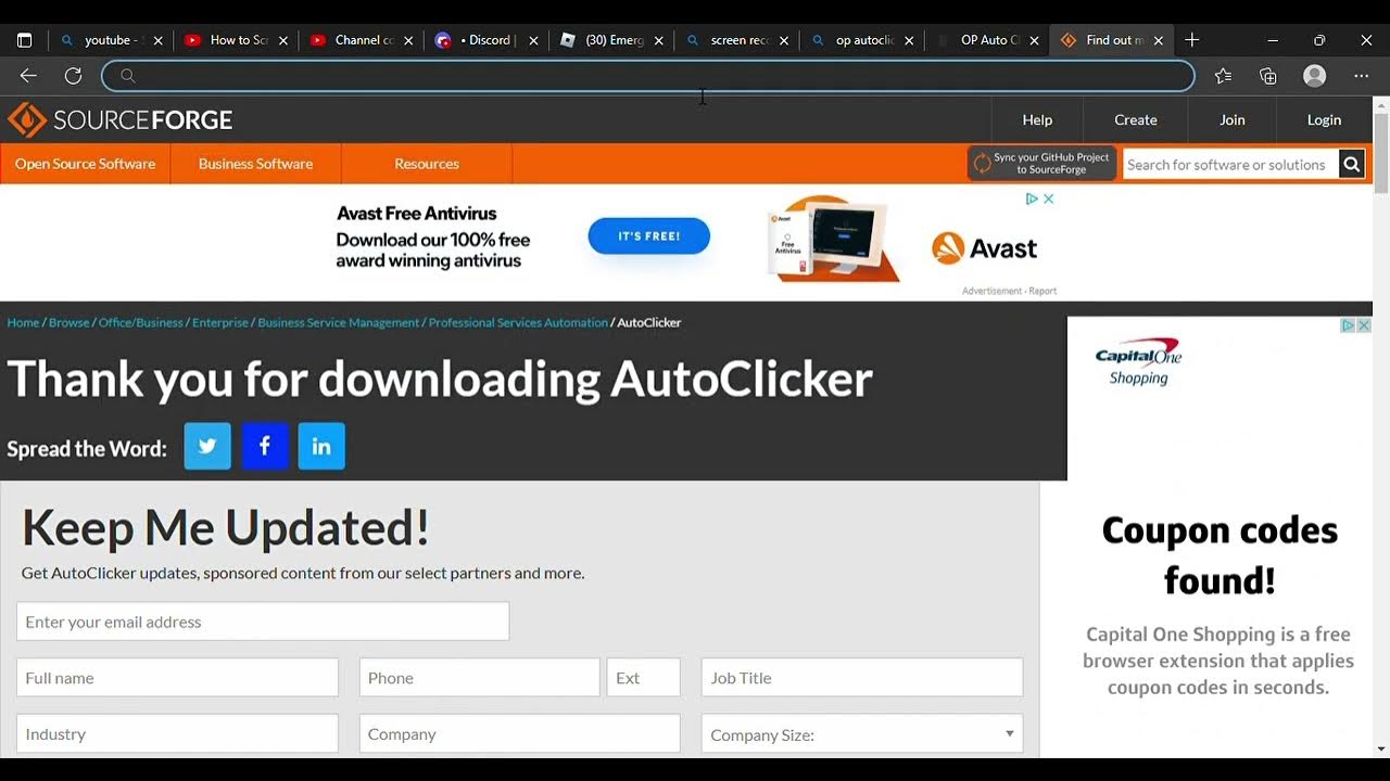 How to download an autoclicker on Windows 11 YouTube
