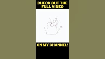 PROCREATE Time Lapse | Flower Pot | #Shorts