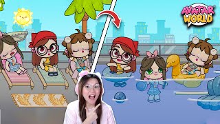 Pesta Kolam Renang Bersama Nata Dan Fanny ?!! [Avatar World Indonesia]