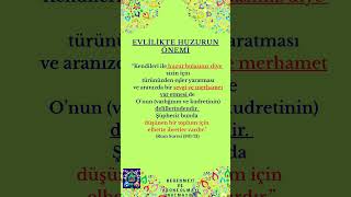 Evli̇li̇kte Huzurun Önemi̇