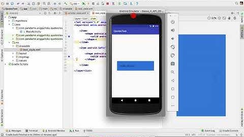 Customize TextView in Android XML Tutorial