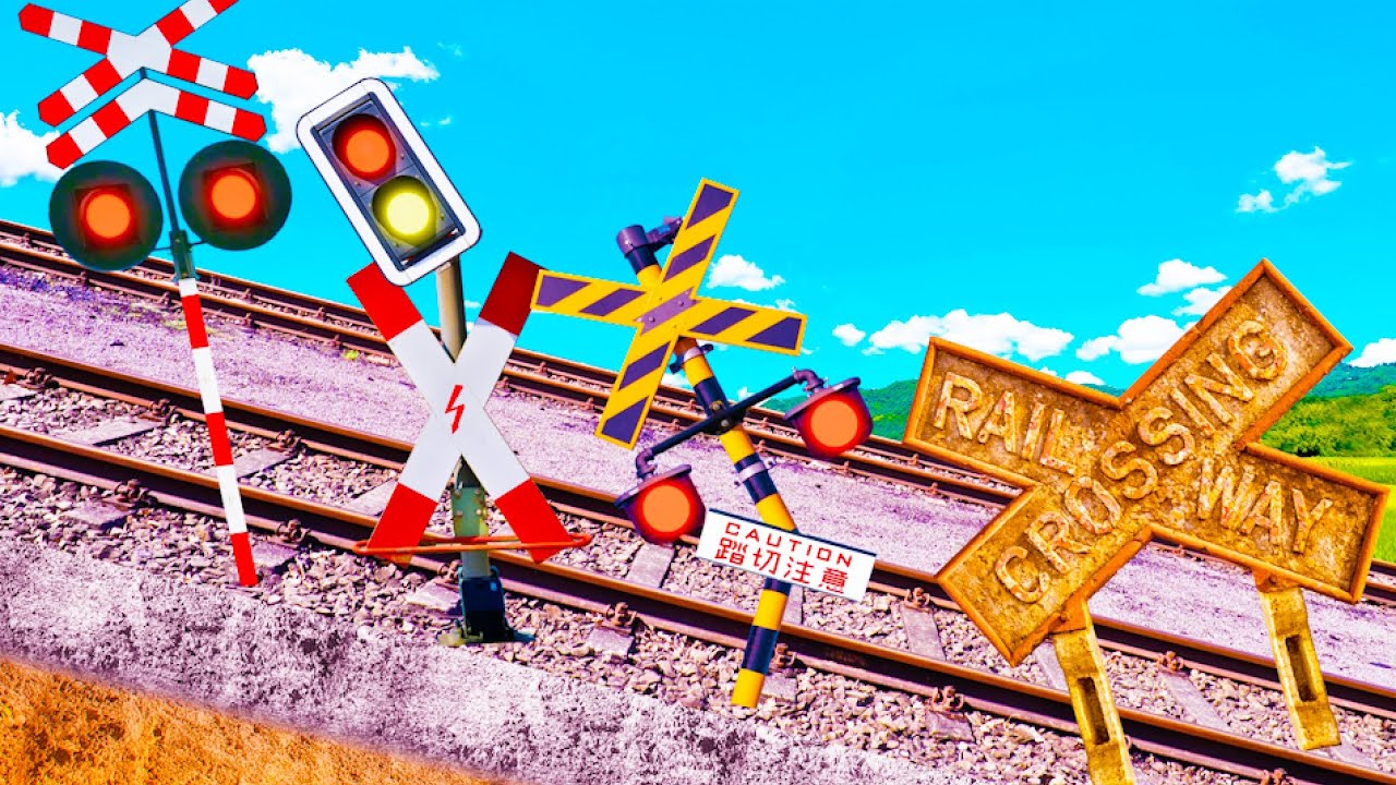 Railroad Crossing That Moves the Ground Freely