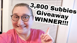 3,800 Subscriber Giveaway Winner