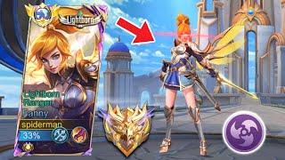 LIGHTBORN RANGER FANNY IS UNDERRATED SKIN !!🔥 THIS IS HOW I PICKED FANNY SKIN IN RANK GAME - MLBB